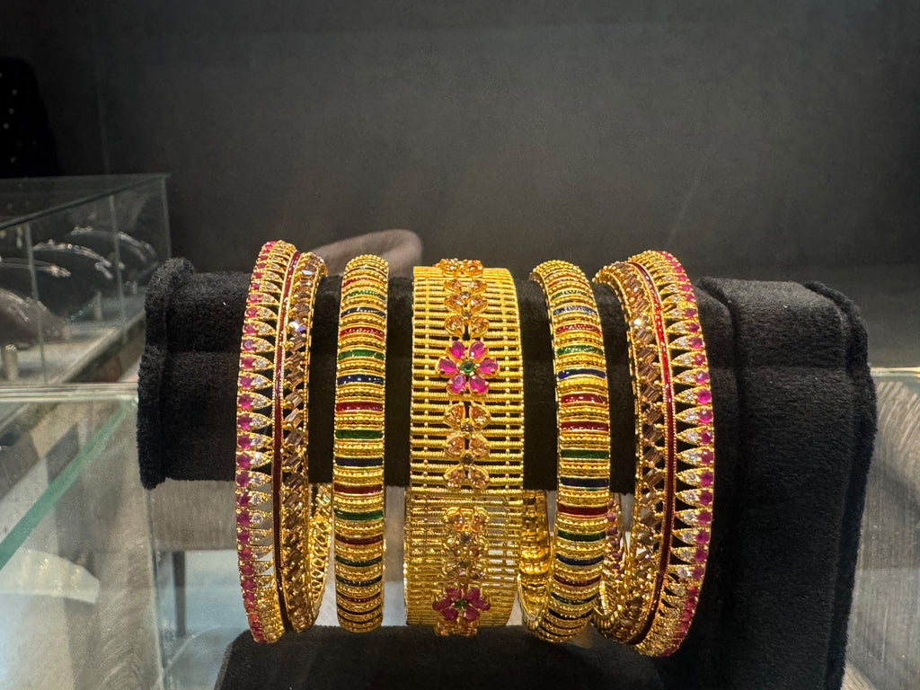 Gold Plated Bangles