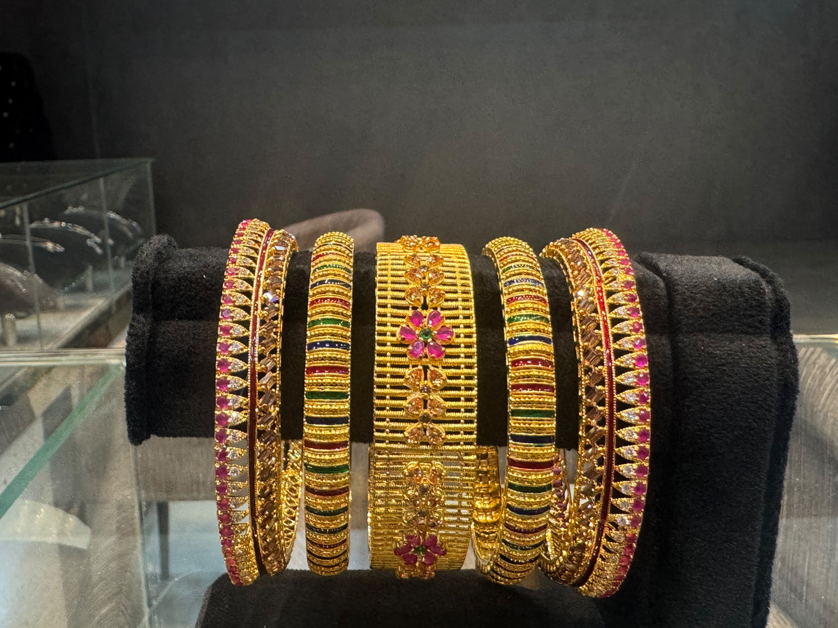 Gold Plated Bangles