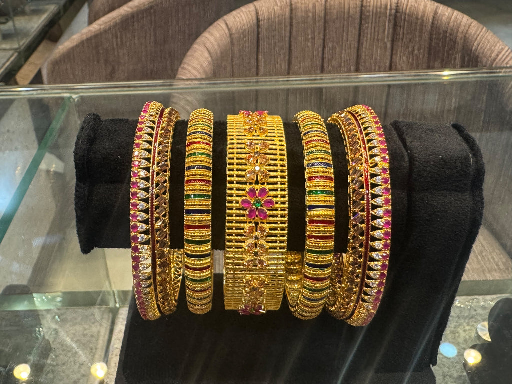 Gold Plated Bangles