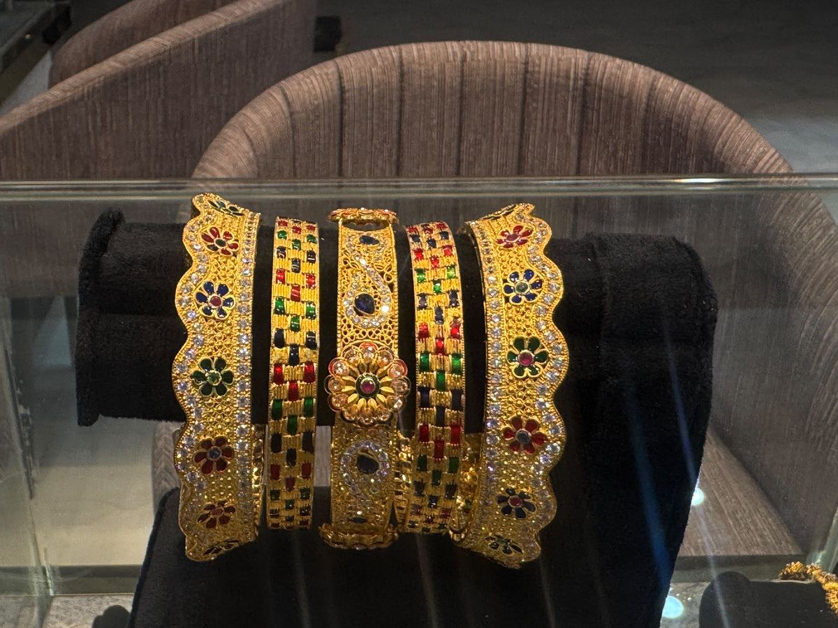 Gold Plated Bangles