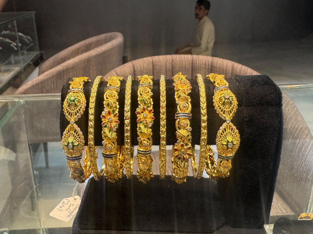 Gold Plated Bangles