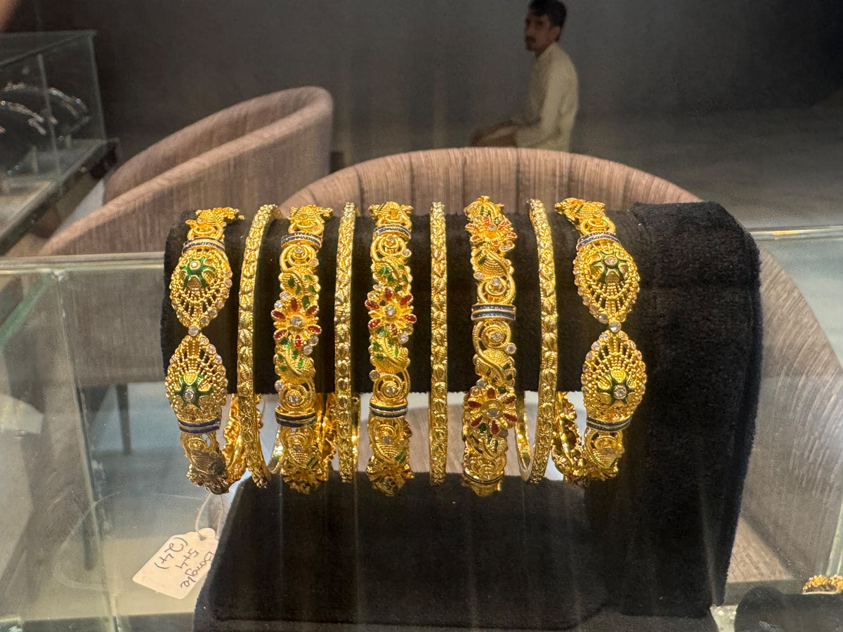Gold Plated Bangles