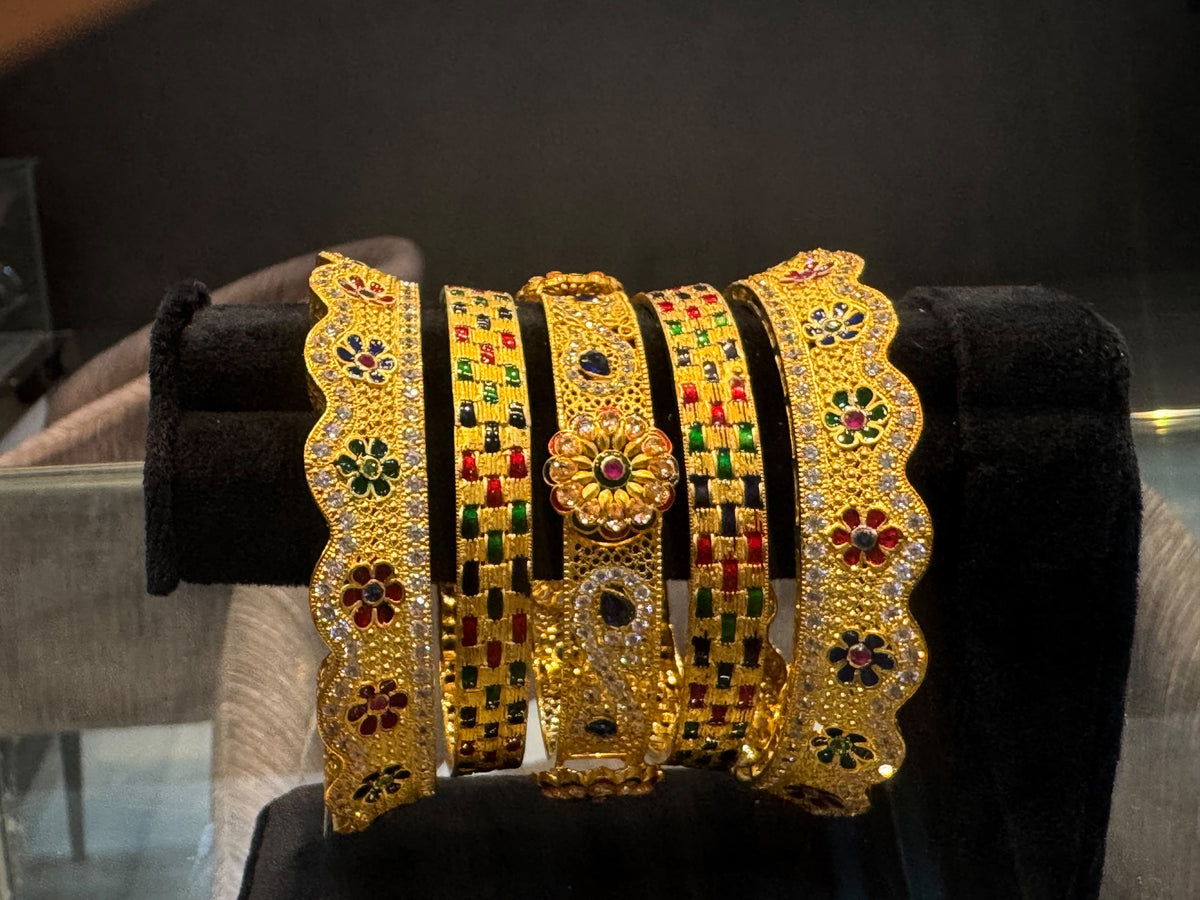 Gold Plated Bangles